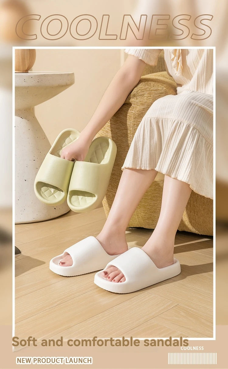 Household Indoor Bathroom Bath Couple EVA Slippers Home Shoes Home Indoor Bathroom Bathing