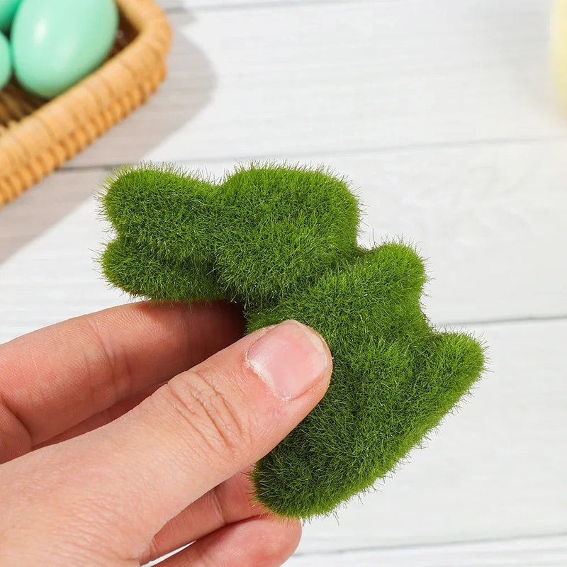 Mini Rabbit Model Toy Lovely Bunny Ornament Cute Easter Decoration Bunny Miniature Figurines Home Garden Landscape Miniature
