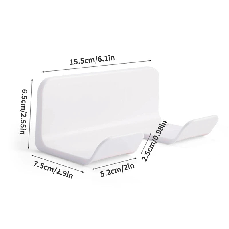 Hair Dryer Holder Wall Mounted Hair Straightener Dryer Hair Stand Bathroom Organizer Shelves Washroom Organization Shelves Hair