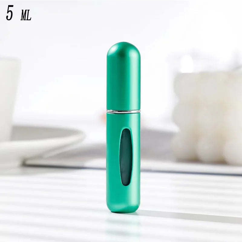 10/8/5ml Perfume Atomizer Portable Liquid Container For Cosmetics Traveling Mini Aluminum Spray Alcochol Empty Refillable Bottle