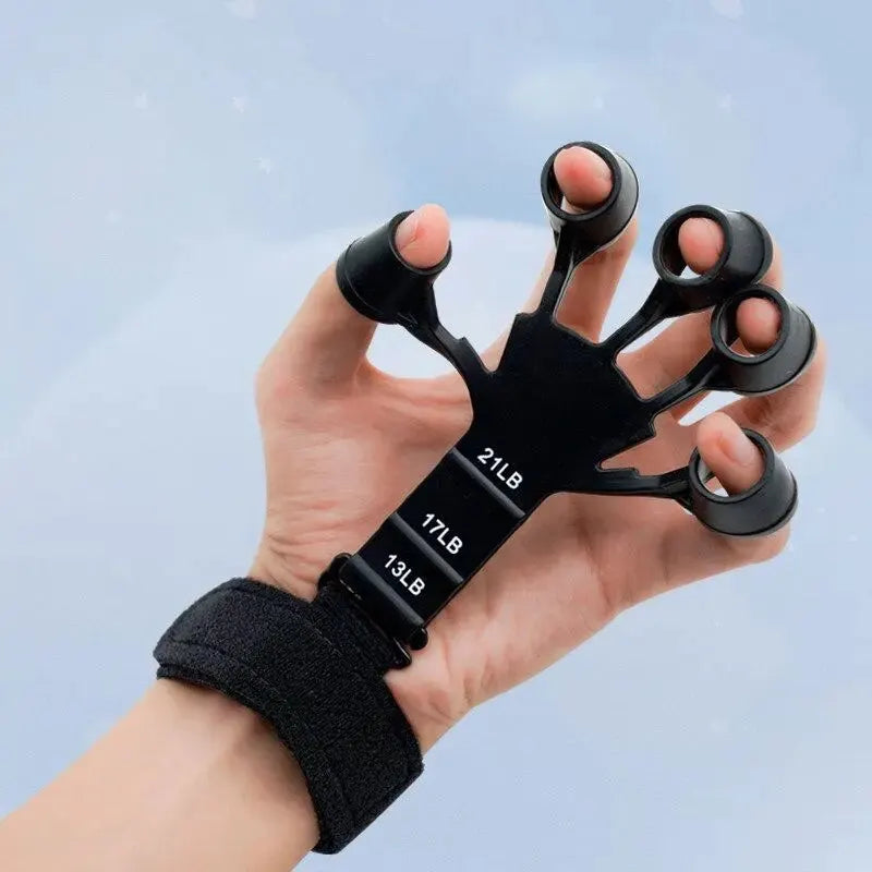 New Silicone Finger Trainer 5 Finger Wrist Stretcher Finger Strength Recovery Flexion and Extension Vein Trainer