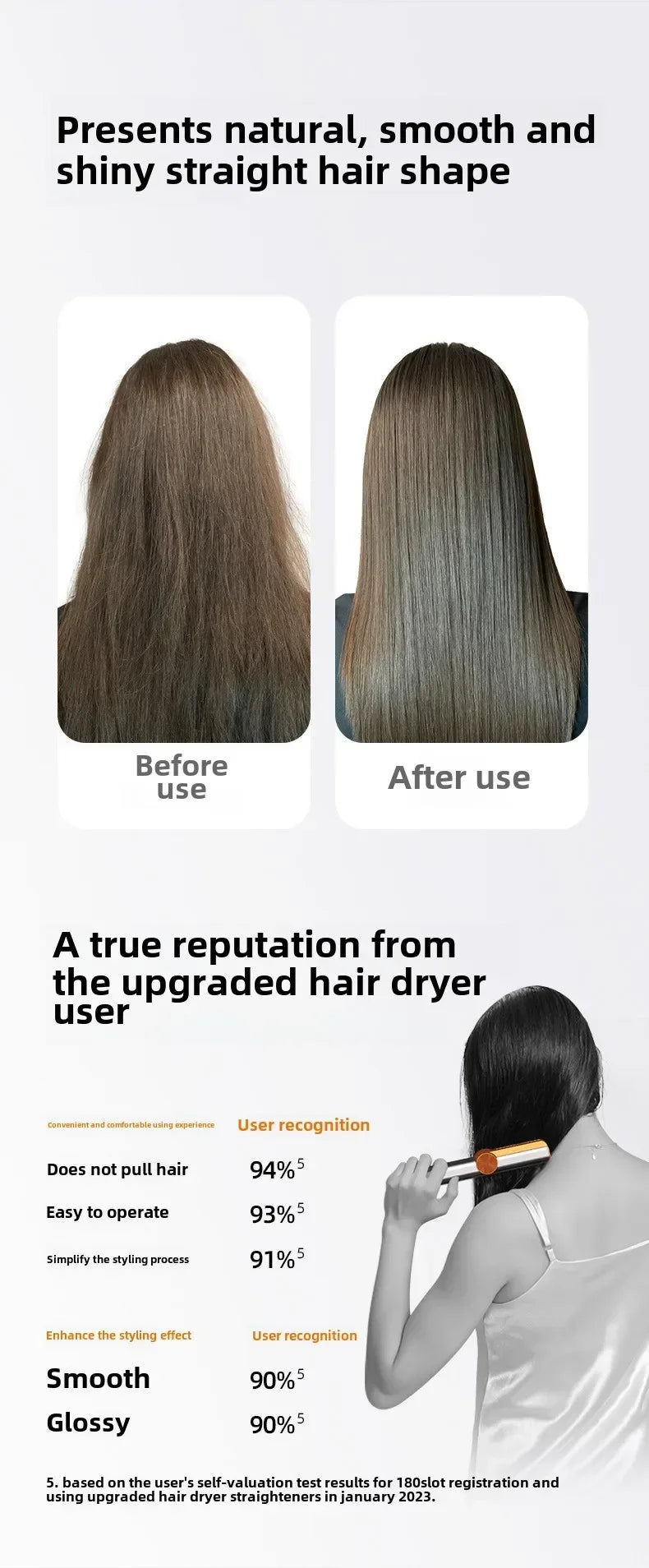 Hair Dryer Straightener Splint Straightener Hair Dryer Straightener Comb Curling Iron Escova Cabelo Escova Secadora Rotativa