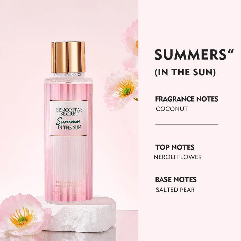 Woman Secret Perfume Vanilla Flower Fruit Fragrance Mist Scent Long-lasting Charm Parfume Entice Body Spray Air Freshener 250ml