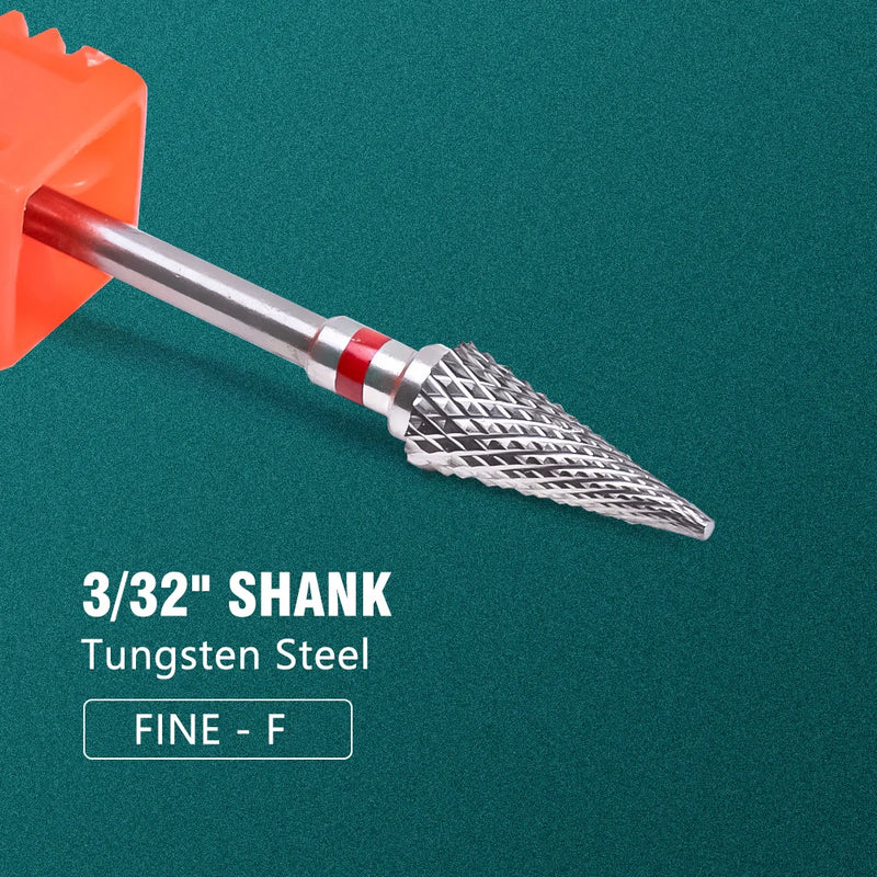 Dmoley Tungsten Carbide Nail Drill Bit Electric Manicure Drills For Milling Cutter Ceramic Nail Burr Pedicure Accessories