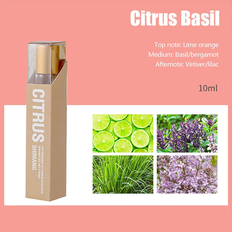 10ml Pheromone Perfume with Roller Woman Body Essential Scented Water Flirt Oil Long Perfume Fragrance Attract