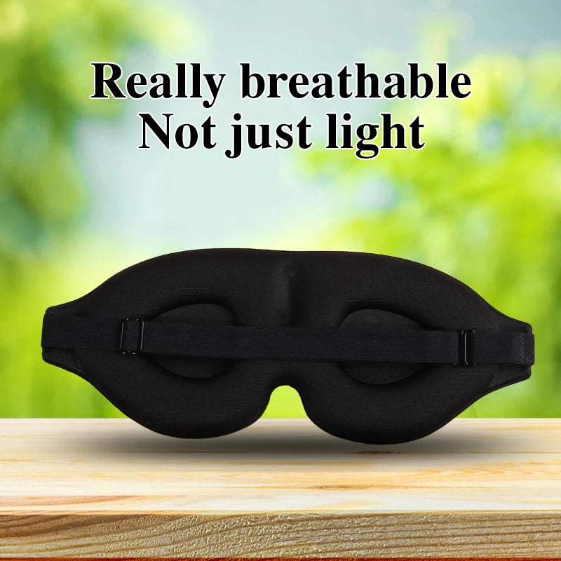 3D Mask For Sleep Eye Mask Lights Blockout Soft Padded Sleeping Fabric Cover Shade Blindfold Eyepatch