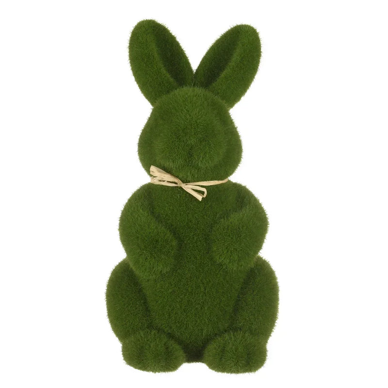Mini Rabbit Model Toy Lovely Bunny Ornament Cute Easter Decoration Bunny Miniature Figurines Home Garden Landscape Miniature