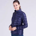 New Autumn Winter Women Ultra Light White Duck Down Jackets Candy Color Slim Short Design Warm Down Coats