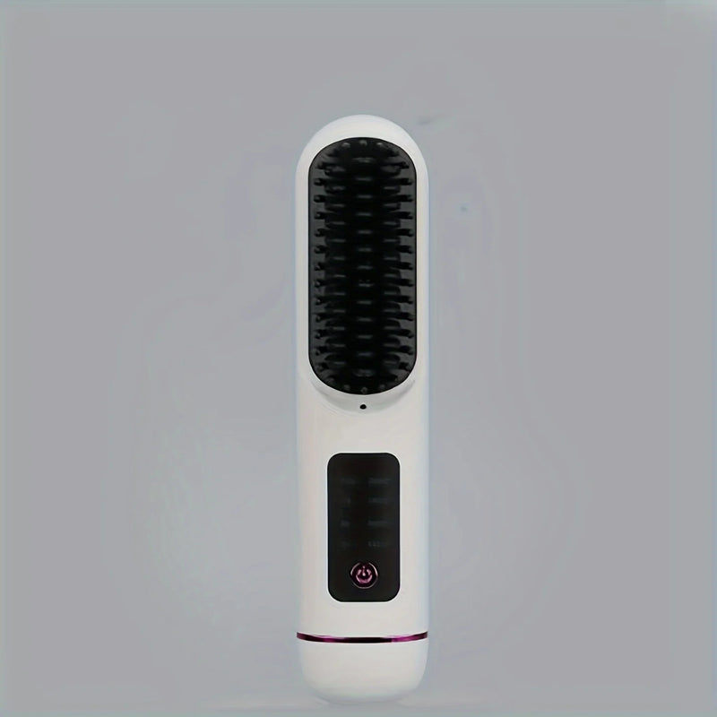 Portable rechargeable straight hair comb negative ion straight hair comb does not damage hair straightening clip curling iron