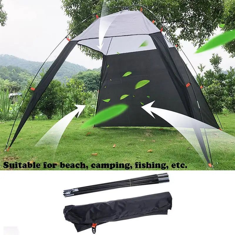 Outdoor Canopy Beach Shelter Sun Shade Tent Lightweight Anti-UV Waterproof Tent Sun Shade For Fishing Camping Picnic Travel