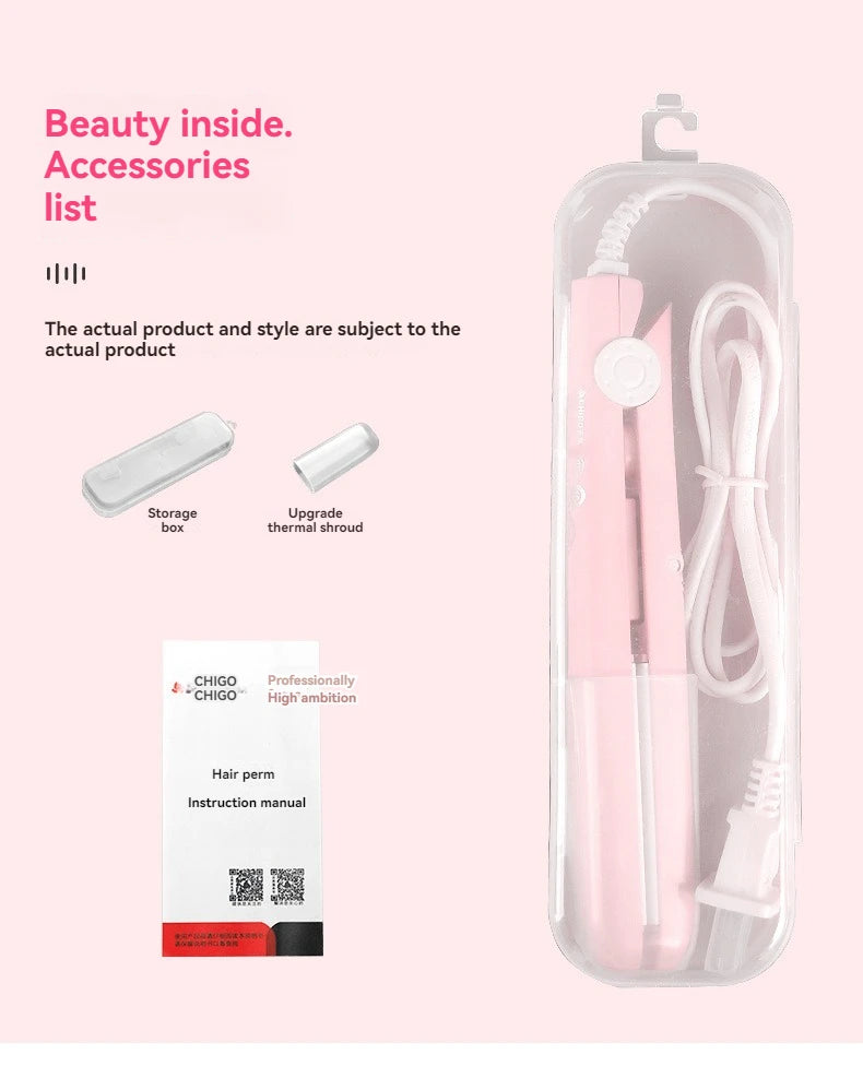Mini Hair Straightener, Multi-color Splint, Quick Heating, Non-damaging Ceramic Plate, Bangs Clip, Curling and Straightening