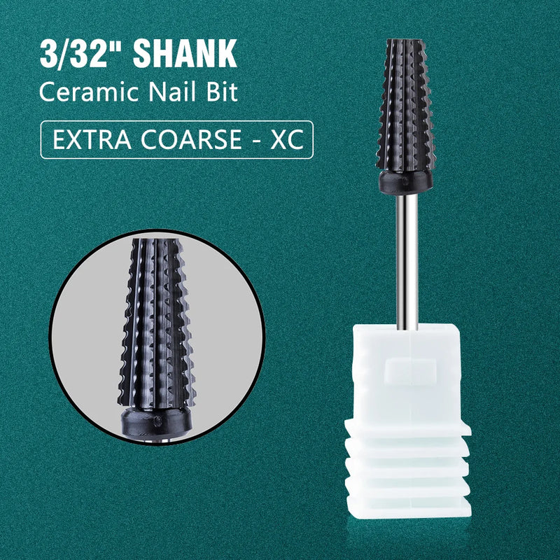 Dmoley Tungsten Carbide Nail Drill Bit Electric Manicure Drills For Milling Cutter Ceramic Nail Burr Pedicure Accessories