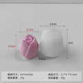 New 3D Flower Silicone Candle Molds Handmade Rose Flower Soap Plaster Chocolate Baking Mold for Valentine's Day Decoration Gift