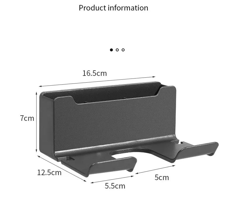 Hair Dryer Holder Wall Dryer Cradle Straightener Stand Hairdryer Organizer Box Toilet Blower Holder Shelf Bathroom Accessories