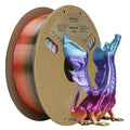Eryone Silk Rainbow PLA Filament 1KG 1.75mm Multicolor Rainbow PLA Per Spool Filament For 3D Printing Fast Shipping New Arrival