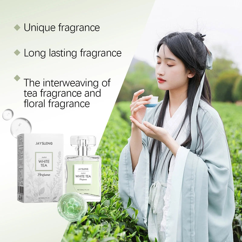 White Tea Perfume Long Lasting Fragrance Body Perfume Spray Lighted Fragrance Add on Charms Odor Remover Deodorant Body Spray