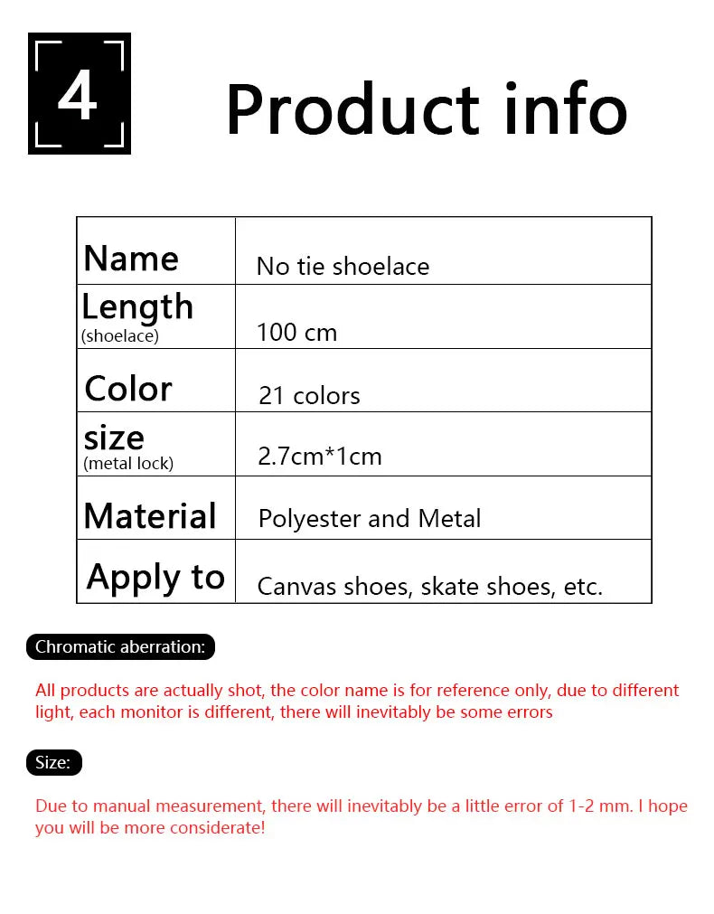 No Tie Shoe laces Press Lock Shoelaces without ties Elastic Laces Sneaker Kids Adult 8MM Widened Flat Shoelace for Shoes