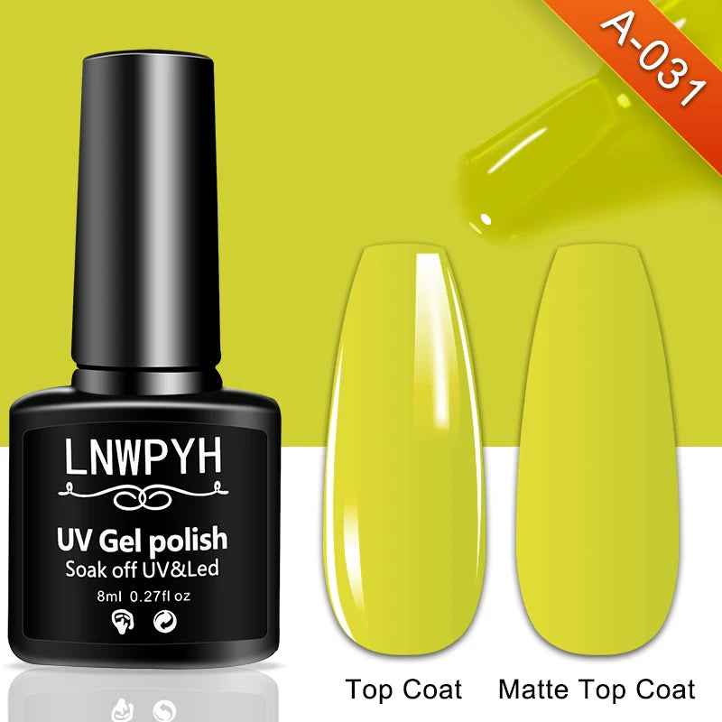 Nail Gel Polish 36 Color Gel Nail Polish Semi Permanent Gel Vernis Base Top Coat Nail Art Manicure Soak Off LED UV Gel Varnishes