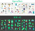 Luminous Tattoo 5 10pcs/Set Temporary Tattoos Mermaid Licorne Children Stickers for Kids Pokemon Tattoo Tattoo for Kids Unicorn