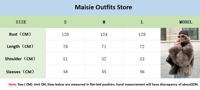 Luxury Winter Loose Women's Thick Fluffy Faux Fur Coats Fashion Solid Cropped Oversized Warm Jacket 2024 New Lady Chic Outerwear