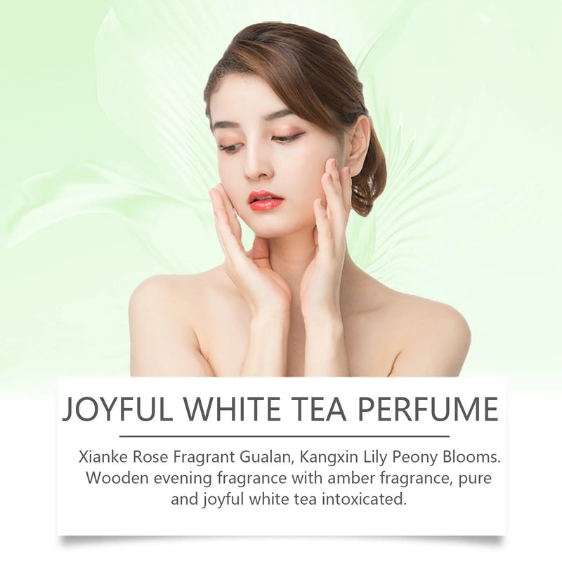 White Tea Perfume Long Lasting Fragrance Body Perfume Spray Lighted Fragrance Add on Charms Odor Remover Deodorant Body Spray