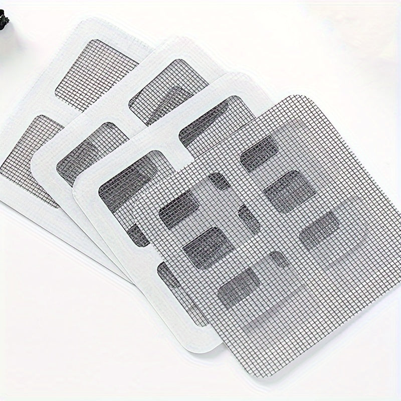 Disposable Hair Catchers for Shower Mesh Shower Drain Covers - Floor Sink Strainer Filter Mesh Stickers Bathroom Accessories