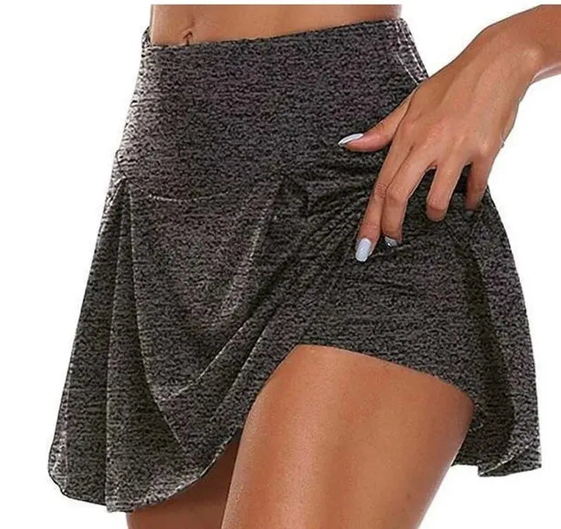 Sports Short Skirt, Yoga Shorts, Culottes, Tennis Skirt, Clothing, Fitness Clothes, Running Outdoor High-waist Yoga Clothes