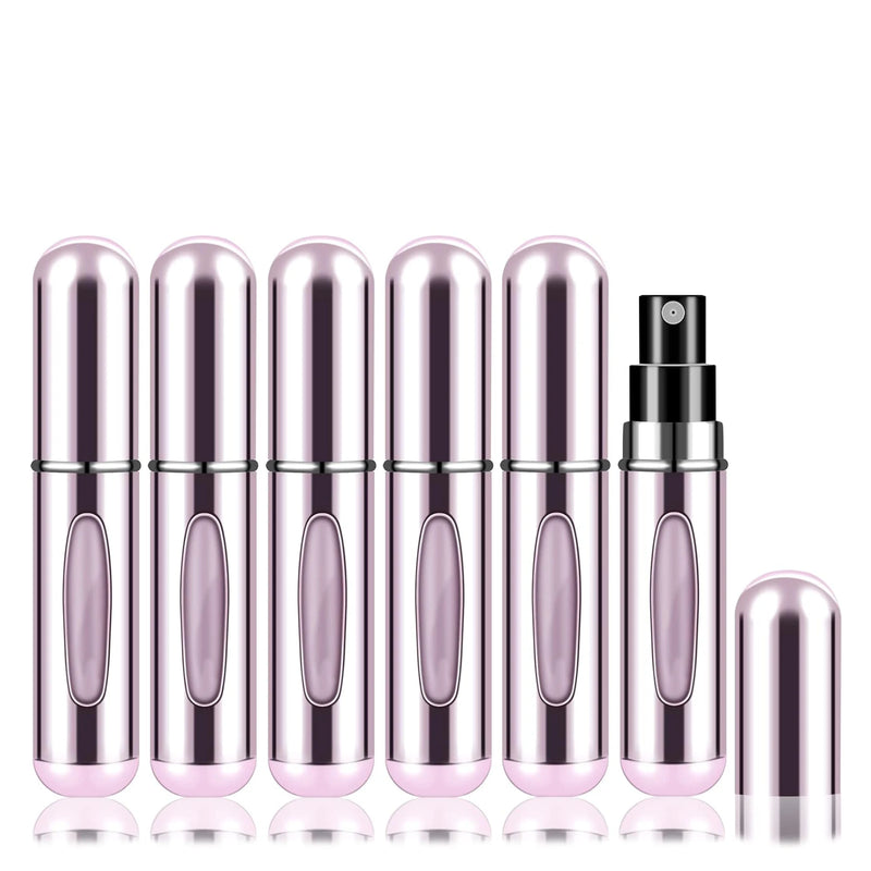 1/6Pcs/Set Travel Perfume Refill Bottle Portable Mini Atomizer Refillable Spray Rechargeable Pocket Dispenser Cologne Sprayer