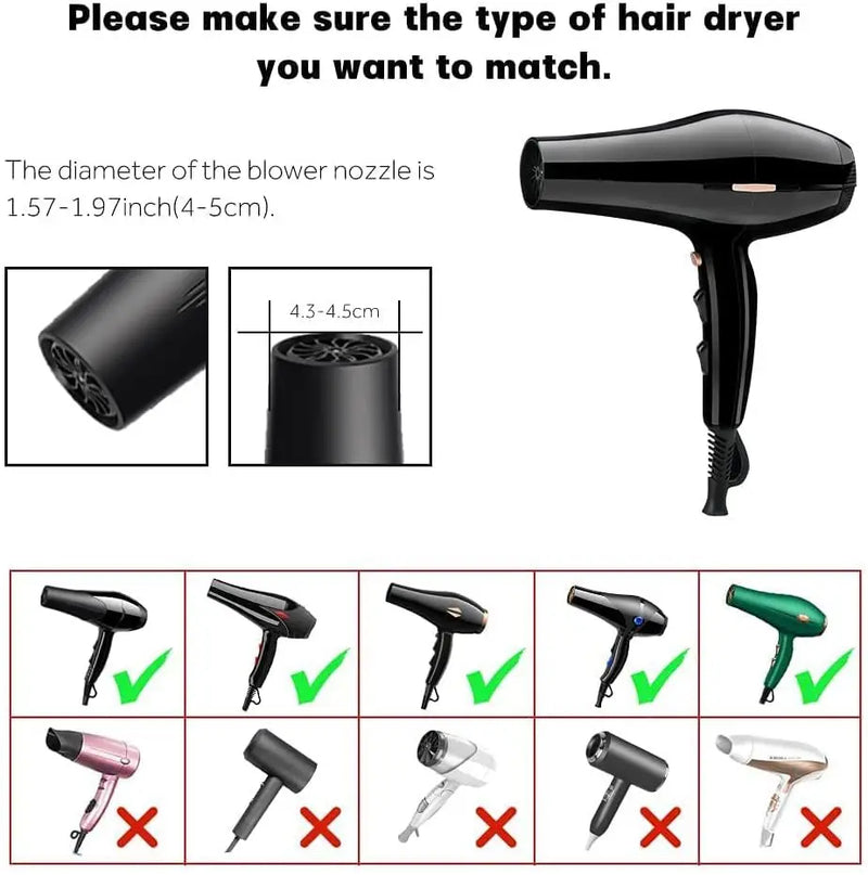 Barbertop Silicone Hairdryer Diffuser Cover Temperature Resistant Silica Foldable Hairdressing Curly Styling Hair Care Salon