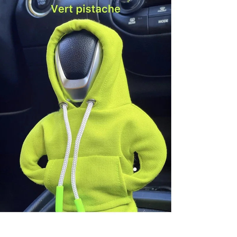 Hoodie Car Gear Shift Cover Fashion Gearshift Hoodie Car Gear Shift Knob Cover Manual Handle Gear Sweatshirt Change Lever Cover