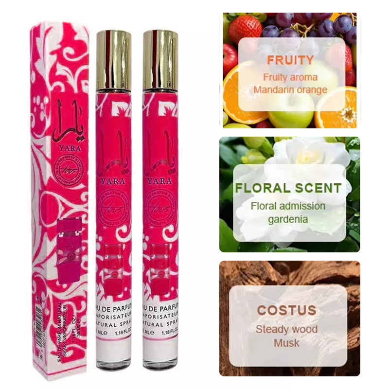 35ml Yara Perfume Luxury Brand Lasting Fragrance Women's Perfume Spray Floral Scent Eau De Parfum Cologne hombre Christmas Gift