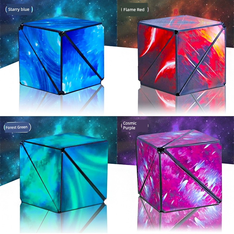 Variety Magnetic Cube Infinite Flip Deformation 3D Geometric Three-Dimensional Thinking Training Kids Educational Toy Boy