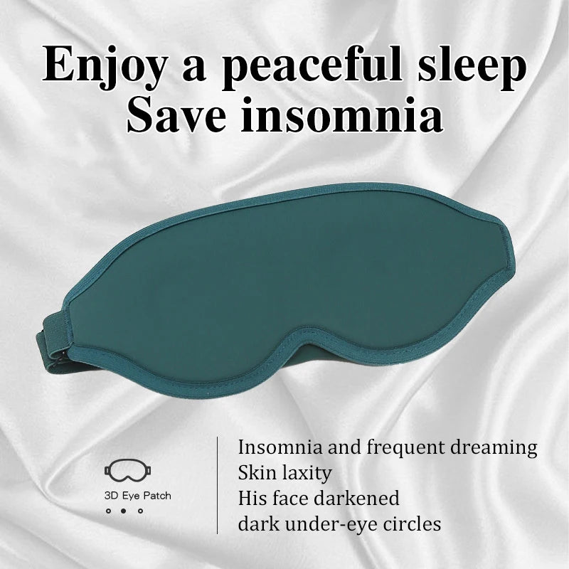 3D Mask For Sleep Eye Mask Lights Blockout Soft Padded Sleeping Fabric Cover Shade Blindfold Eyepatch