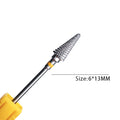 1pc Carbide Tungsten Nail Drill Bit Rotate Burr Milling Nail Cutter Bits Electric Drill Machine For Manicure Pedicure Tools