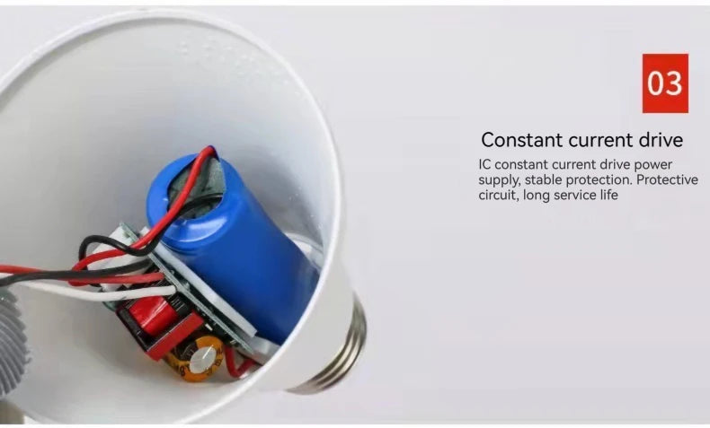 7W/9W/12W/15W LED Emergency Light Bulb Handheld Charging Energy-Saving Light Bulb Household Power Failure Emergency Light Bulb