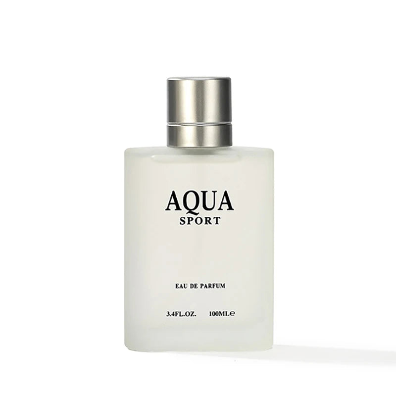 100ML 3.4FL.OZ AQUA Men's Eau de Parfum, Aquatic Aromatic Notes Perfume, Lime, Marine, Musk, Fresh Ocean Fragrance for Men