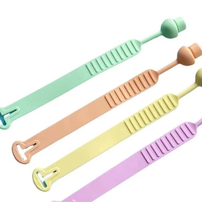 4PCS Toilet Flipper Silicone Lift Toilet Lid Toilet Seat Pull Ring Sanitary and Anti Dirt Hand Toilet Accessories