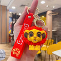 New Anime Disney Keychain Cartoon Mickey Mouse Minnie Lilo & Stitch Cute Doll Keyring Ornament Key Chain Pendant Kids Toys Gifts