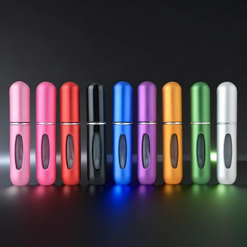 1/5Pcs Travel Perfume Bottle Refillable Portable Mini Atomizer Spray Refill Bottle Women Pocket Dispenser Cologne Sprayer 5ml