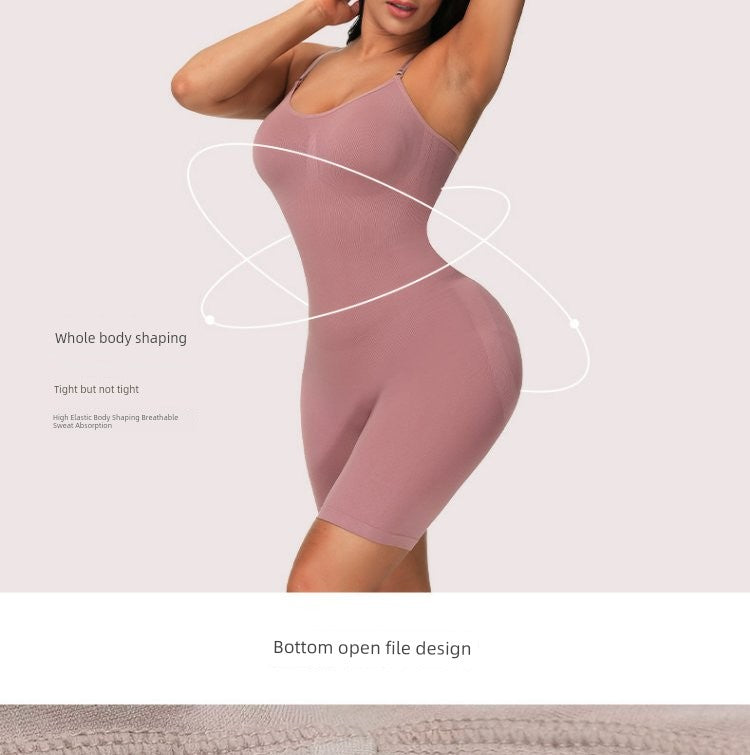 Cross-Border Seamless One-Piece Corset Women's Belly Contracting and Hip Lifting Shaping Intimates Stretch Bodybuilding Corset