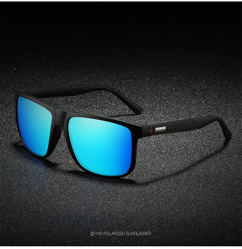 Fashion Vintage Square Polarized Sunglasses Men Women Luxury Brand Designer Men's Sun Glasses Driving Fishing UV400 Eyewear Man