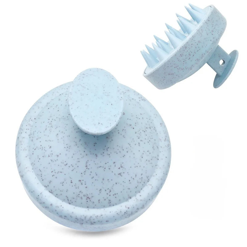 Silicone Shampoo Brush Head Scalp Massage Comb Hair Washing Comb Body Massage Brush Bath Shower Brush Salon Hairdressing Tool