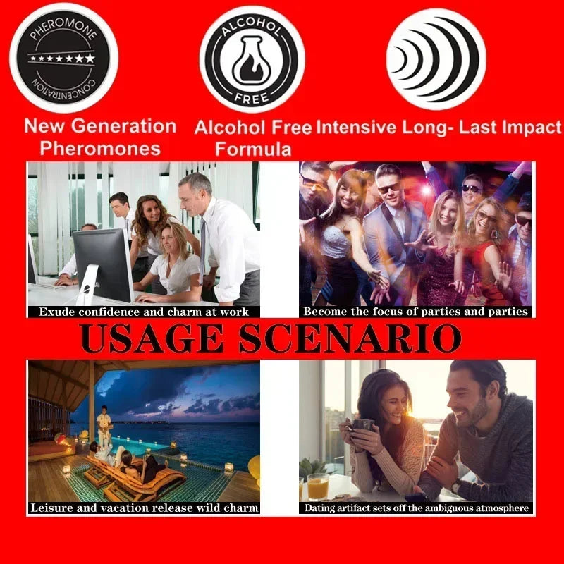 Pheromone perfum Perfume Men Women Parfume Intimate Partner Flirting Seduction Erotic Perfumes Sexy Fragrance Body Scent