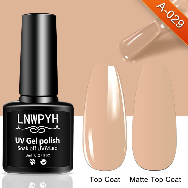Nail Gel Polish 36 Color Gel Nail Polish Semi Permanent Gel Vernis Base Top Coat Nail Art Manicure Soak Off LED UV Gel Varnishes