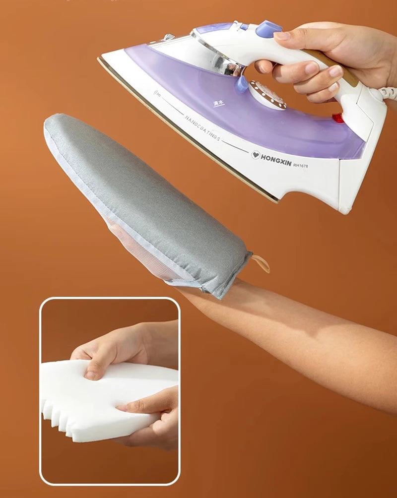 Washable Ironing Board Mini Anti-scald Gloves Iron Pad Cover Heat-resistant Stain Resistant Ironing Board for Clothing Store