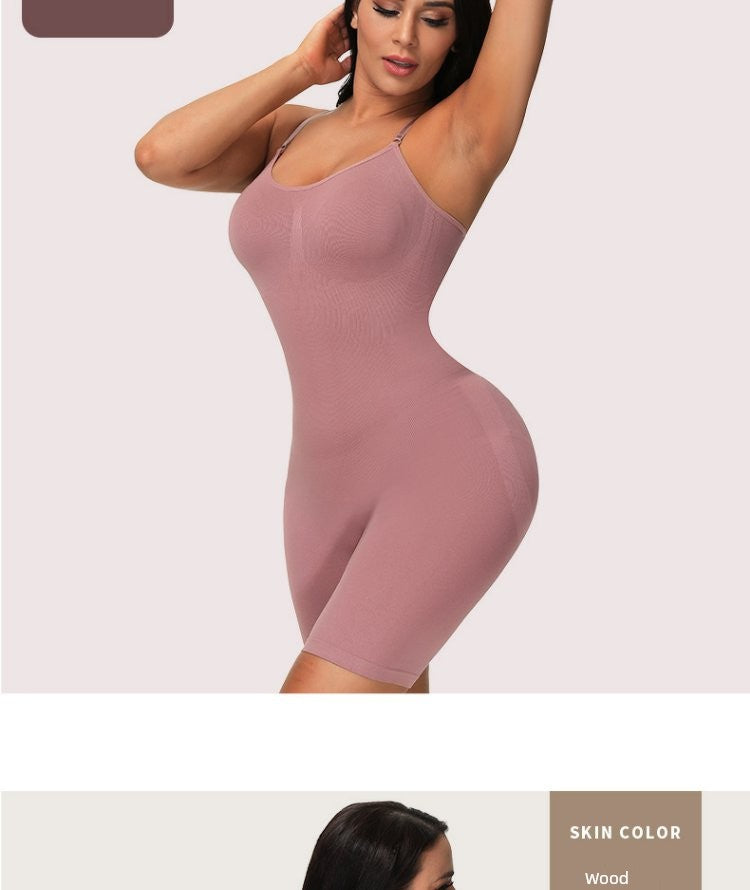 Cross-Border Seamless One-Piece Corset Women's Belly Contracting and Hip Lifting Shaping Intimates Stretch Bodybuilding Corset