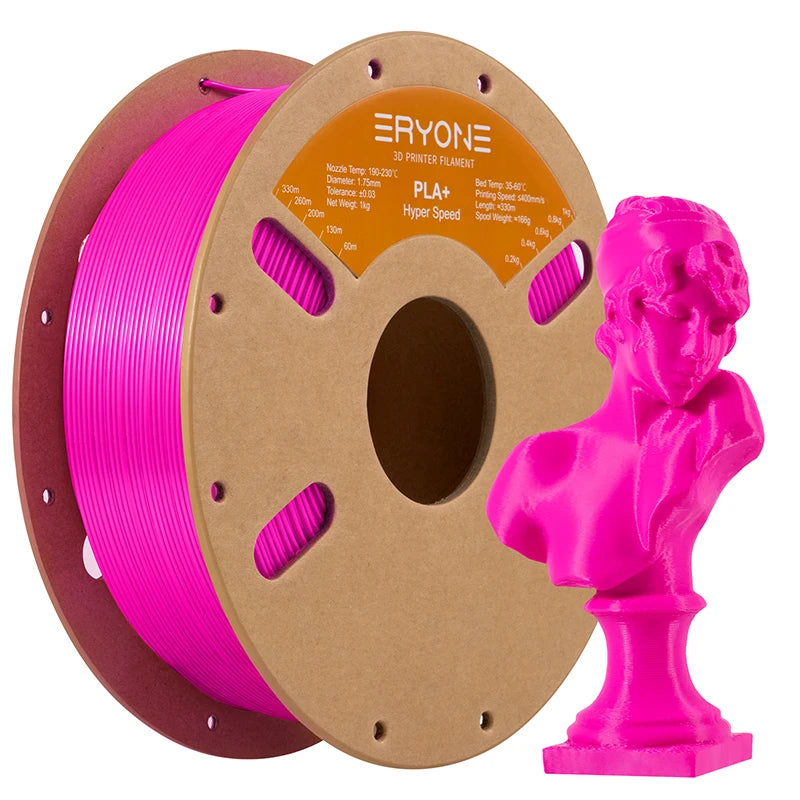 Eryone Hyper Speed PLA Plus Filament For 3D Printing 1KG 1.75mm ±0.03 Diameter Excellent Quality High-Speed Filament New Arrival