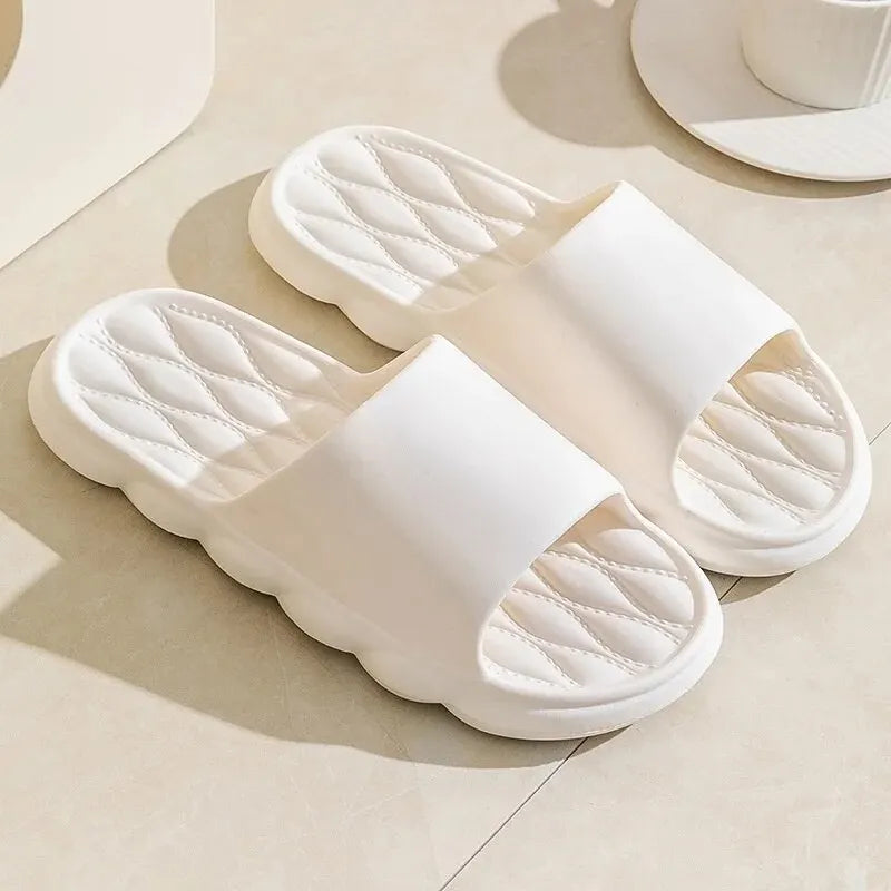 Women Summer Slippers Men Home Shoes Household Indoor Bathroom Bathing Couple EVA Slippers Sandals Slippers Anti-slip Anti-odor