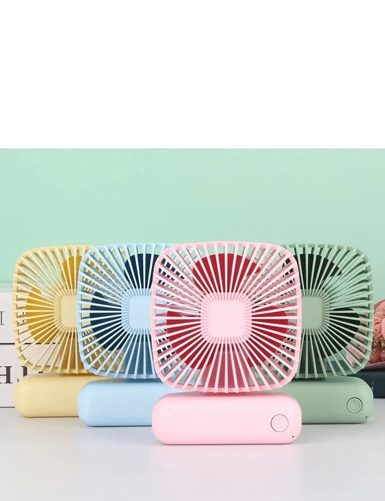 Desktop Desktop Small Fan Mini Handheld Usb Three Speed Cool Air Car Home Office Portable Quiet Outdoor Simple Portable Summer
