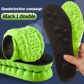4D Orthopedic Sport Insoles Super Soft Breathable High-elasticity Shock Absorption Running Shoe Pad Anti-pain Deodorant Cushion